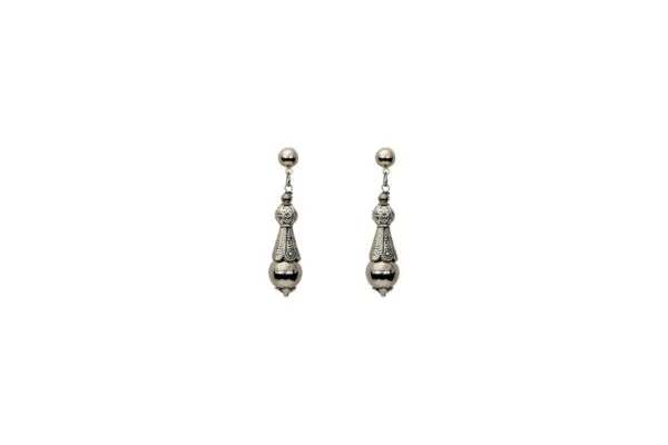 Aretes Gipsy Cono Plata
