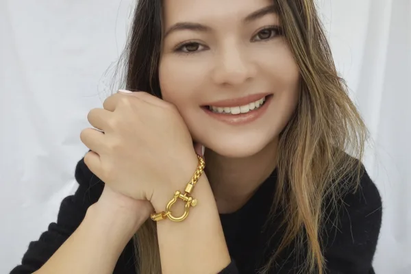 Pulsera Herradura Dorada - Imagen 2