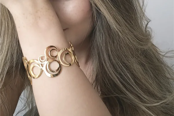 Pulsera Brazalete Circulos - Imagen 2