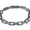 Pulsera eslabón Cuadrado Plateada