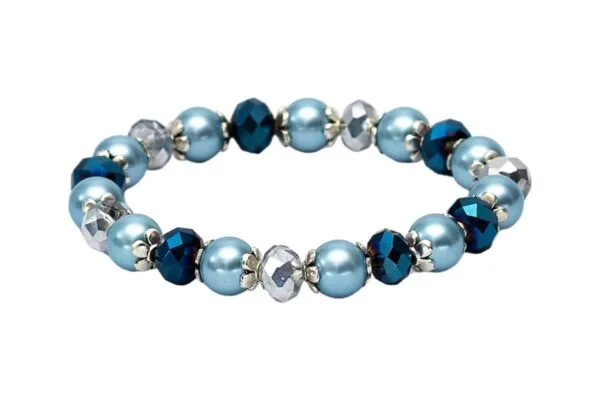 Pulsera Perlas y Cristales