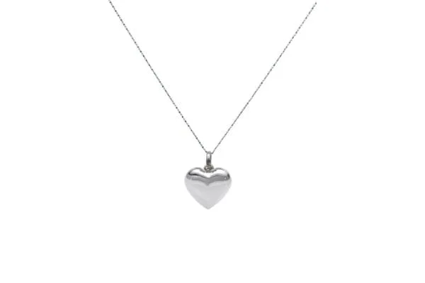 Cadena dije corazón (Plata 925)