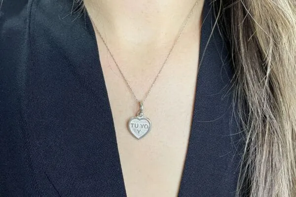 Cadena dije tu y yo (Plata 925) - Imagen 4