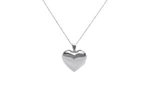 Cadena relicario corazón (Plata 925)