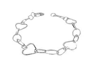 Home 6 Pulsera Corazón (Plata 925)