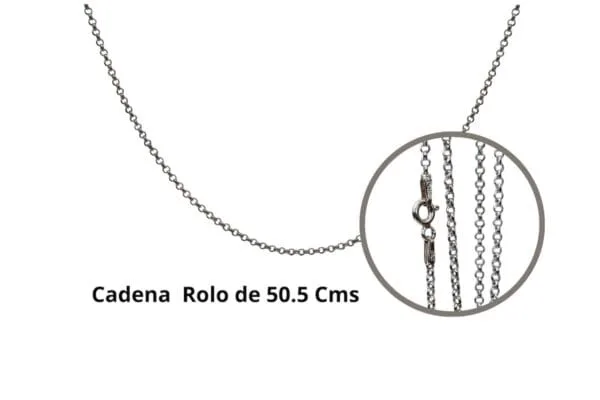 Cadena dije tu y yo (Plata 925) - Imagen 3